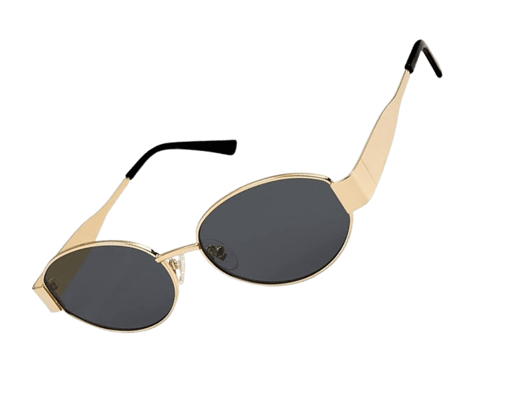 Pajkice- SOJOS Retro Oval Sunglasses